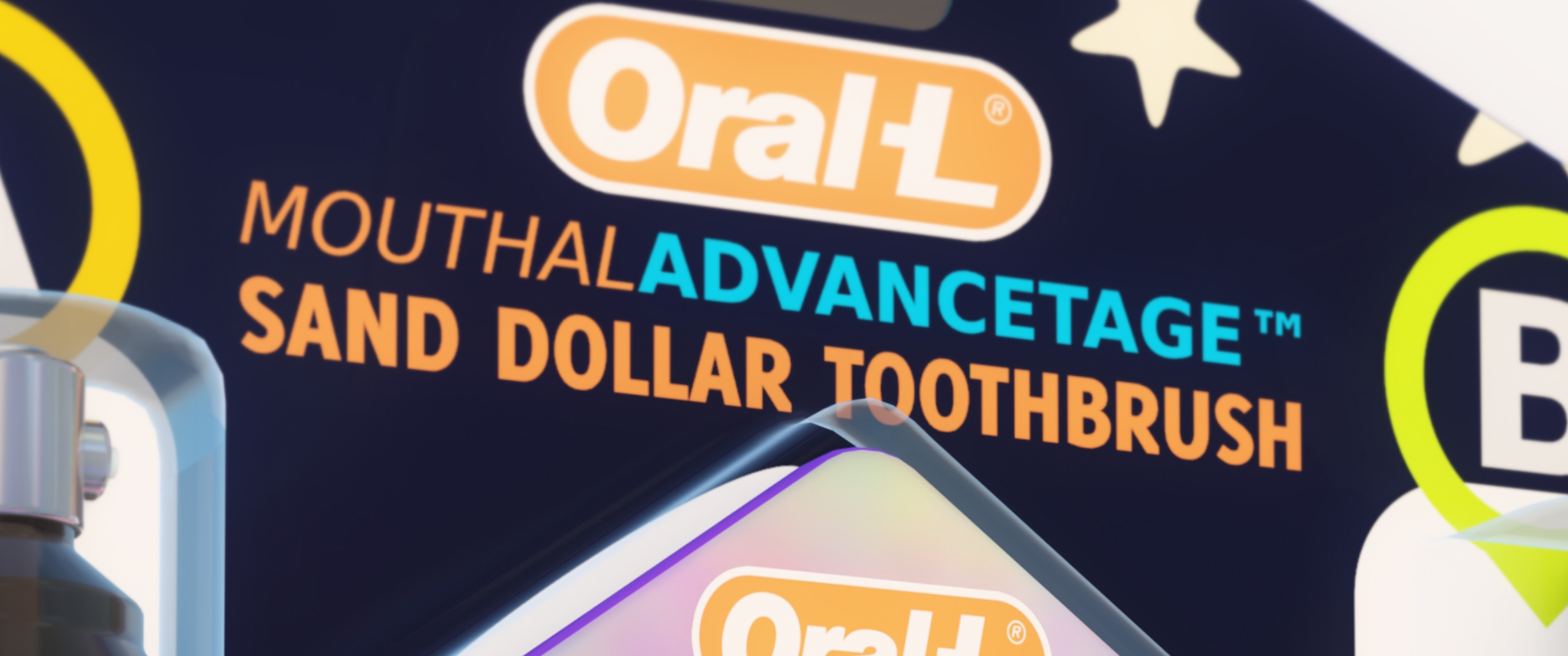 Oral-L Mouthal Advancetage™ Sand Dollar Toothbrush