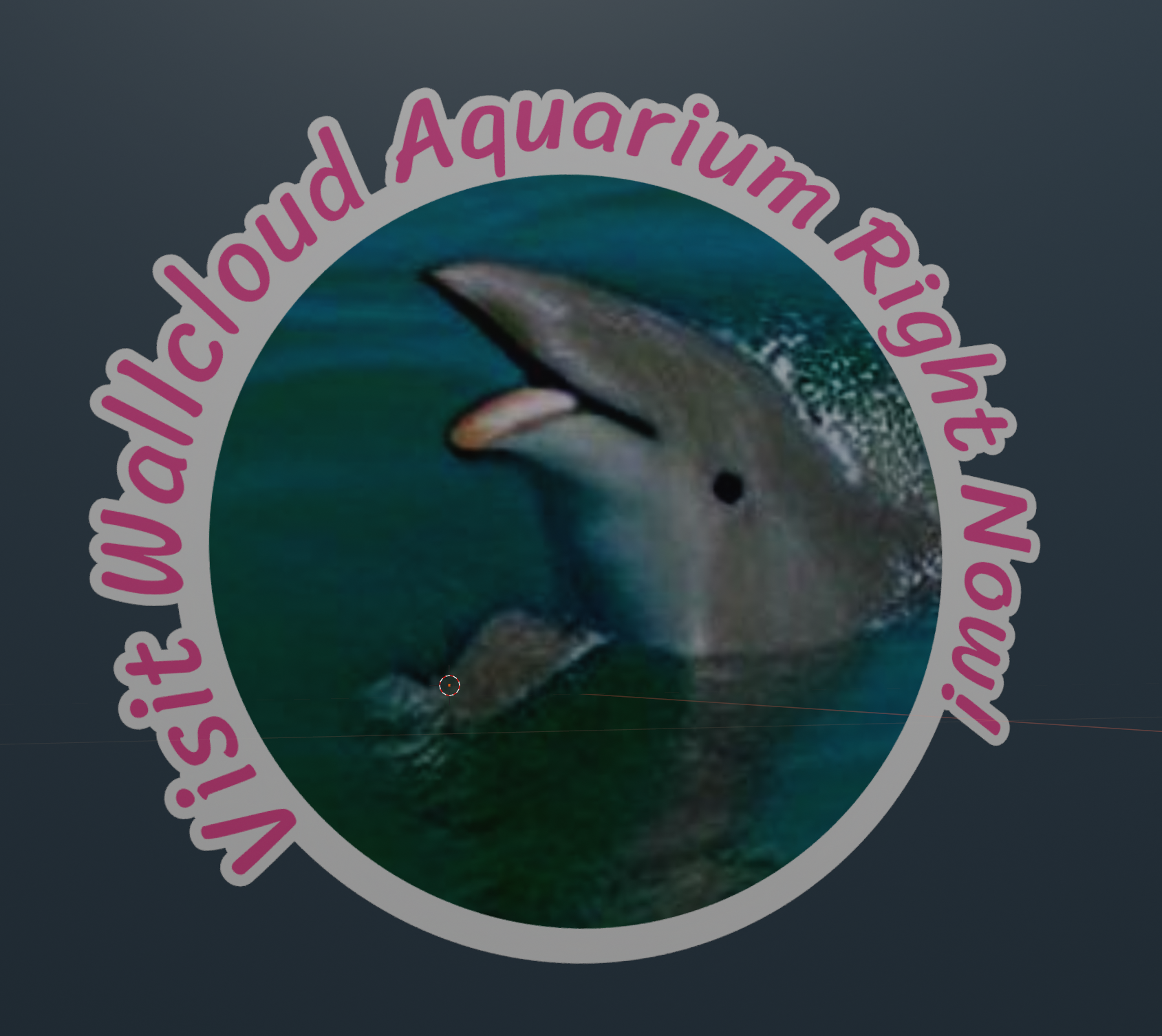 This is what dolphins actually look like in HLC. The Wallcloud Aquarium is part of the Wallcloud Zoological Museum complex, but both were destroyed by a tsunami triggered by The Event.